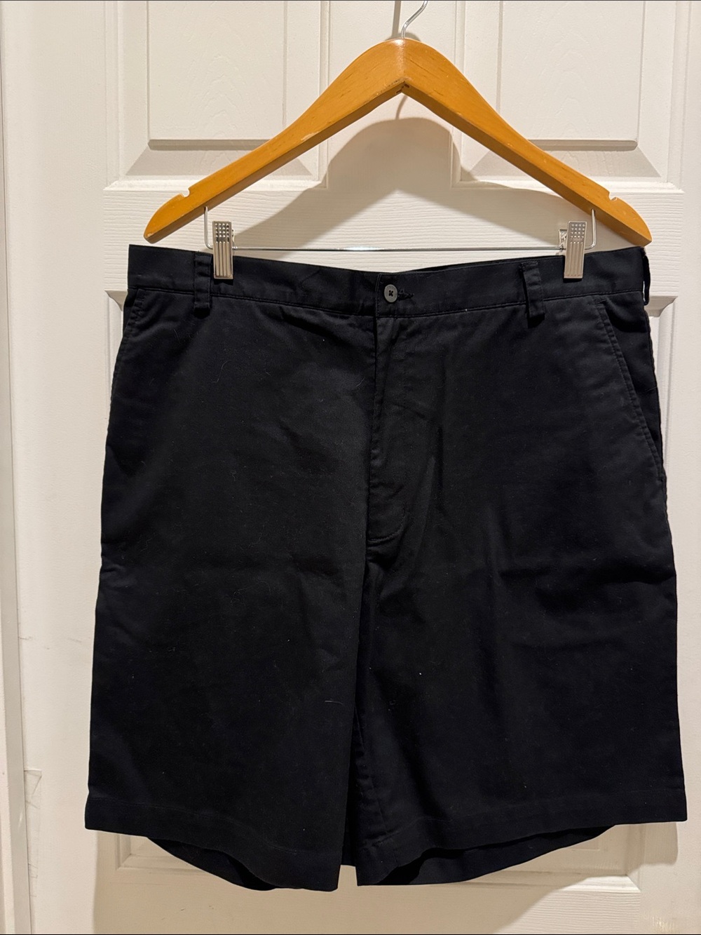 Nike Men's Black Flat Front Shorts